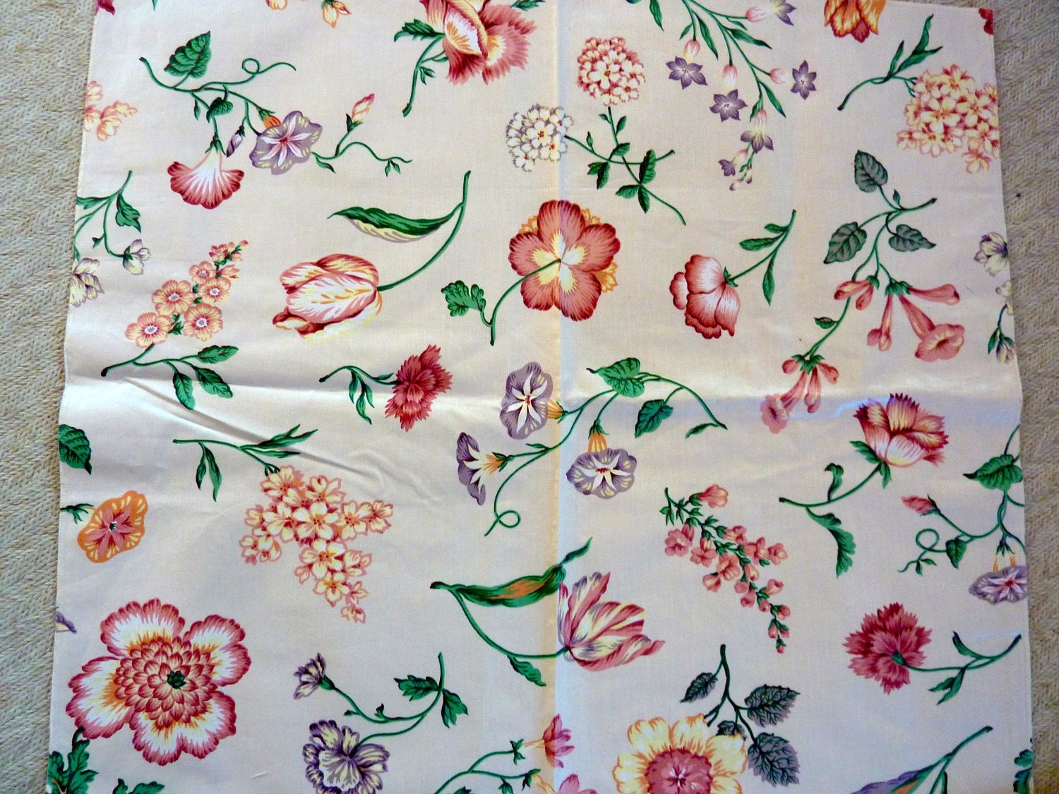 3 Polished Chintz Designer Fabrics Floral Prints Samples