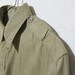 Vintage Military Shirt JAYSON US Army Military Regulation Shirt Khaki L