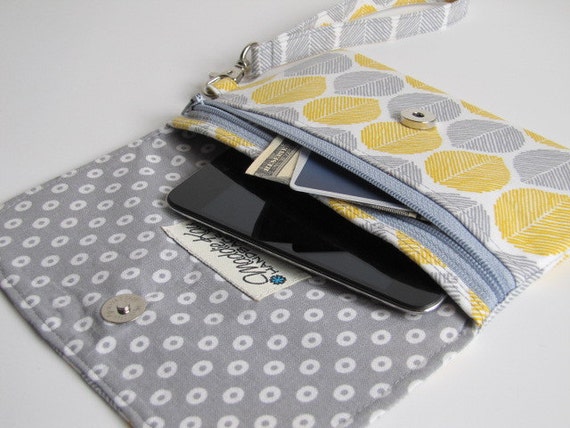 iPhone Wristlet Cell phone Wallet Smartphone Wallet in