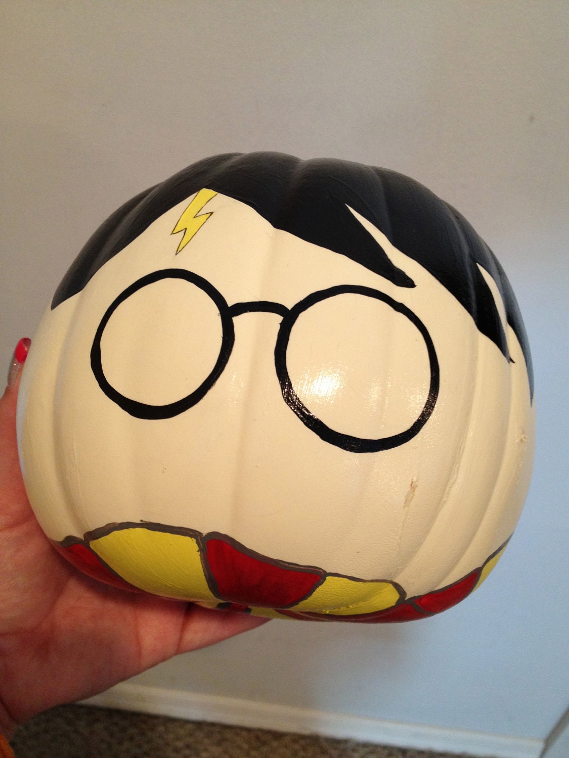 Harry Potter Painted Pumpkin Halloween