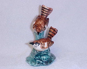 Vintage Stangl Wrens Pottery Bird Figurine Made In USA Ceramic 1940's 3401D Revised