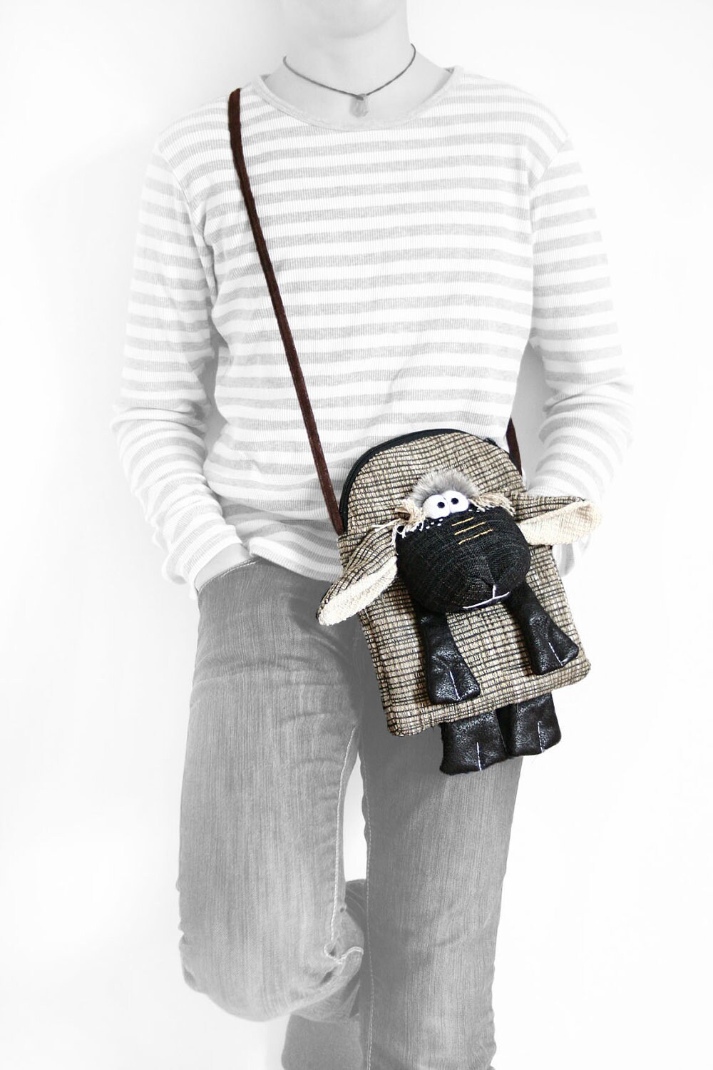 fluffy lamb bag