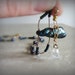 Silk Thread Necklace - Gold Filled Wire Knotted Freshwater Pearls and Seed Beads