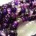 Full strand Lovely Agate round beads in Colorful purple color--- 6mm--65pcs