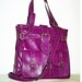 Reserved listing for Carla---Purple Leather Bag / Handbag / Purse / Shoulder / Cross-body Bag Orea Size M