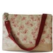 Waterproof - 13 inch Macbook or Laptop bag with detachable shoulder strap and 2 interior pocket-vintage rose - Ready to ship