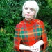 Vintage Plaid Wool Cape 1960s Fall Fashion Deadstock Halloween Forest Green New Old Stock Coat Jacket Outerwear