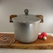 Mac Donalds Large Pressure Cooker Canner With Wood Handles M23 Aluminum
