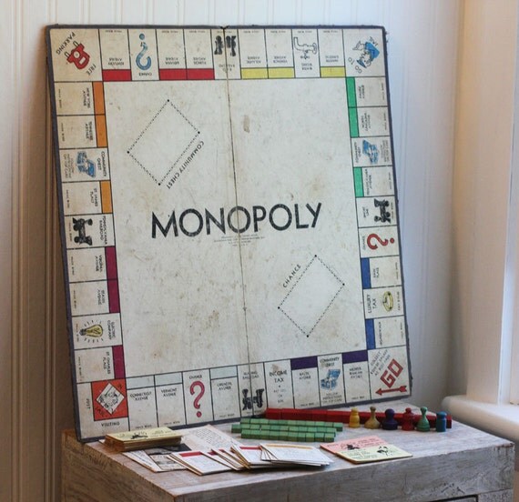 original monopoly board 1930
