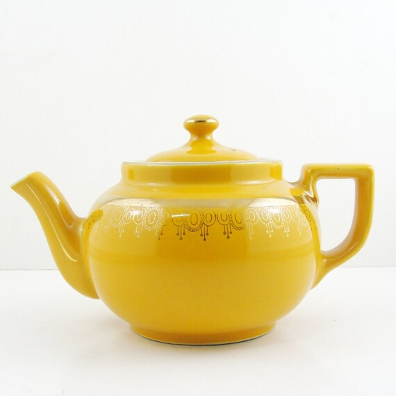 Yellow Hall Teapot