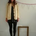 Vintage Hand Knitted Aran & Bobble Slouchy Cardigan One Size