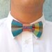 Color Plaids - Clip on Pre-Tied Bow Tie for Men or Women