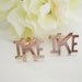 Vintage Gold Cuff Links IKE Eisenhower Political Souvenir Presidential Campaign 1950's