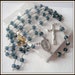 Large St. Michael Catholic Rosary, Wire Wrapped, Unbreakable Rosary