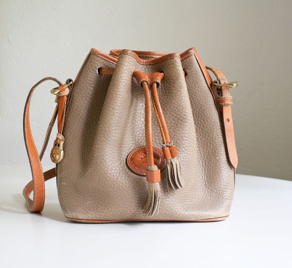 Vintage Dooney & Bourke Bucket Bag by kibster on Etsy