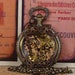 Airship Captain Steampunk vintage pocket watch pendant PW062