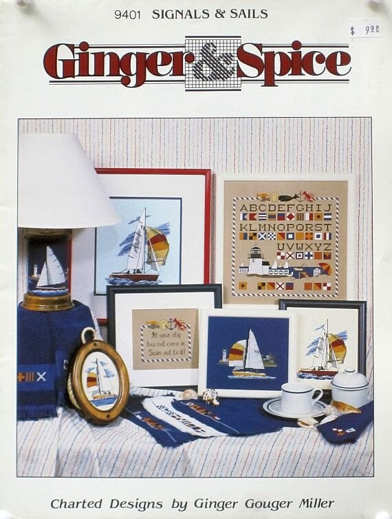 Signals and Sails Cross Stitch Chart Ginger & Spice
