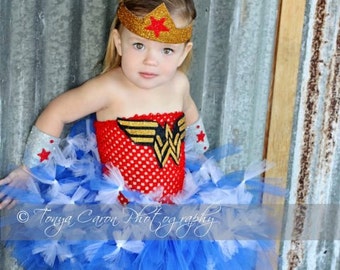 america months captain costume 12-18 Halloween, Hero Tutu Wonder Costume, Costume, Super Woman