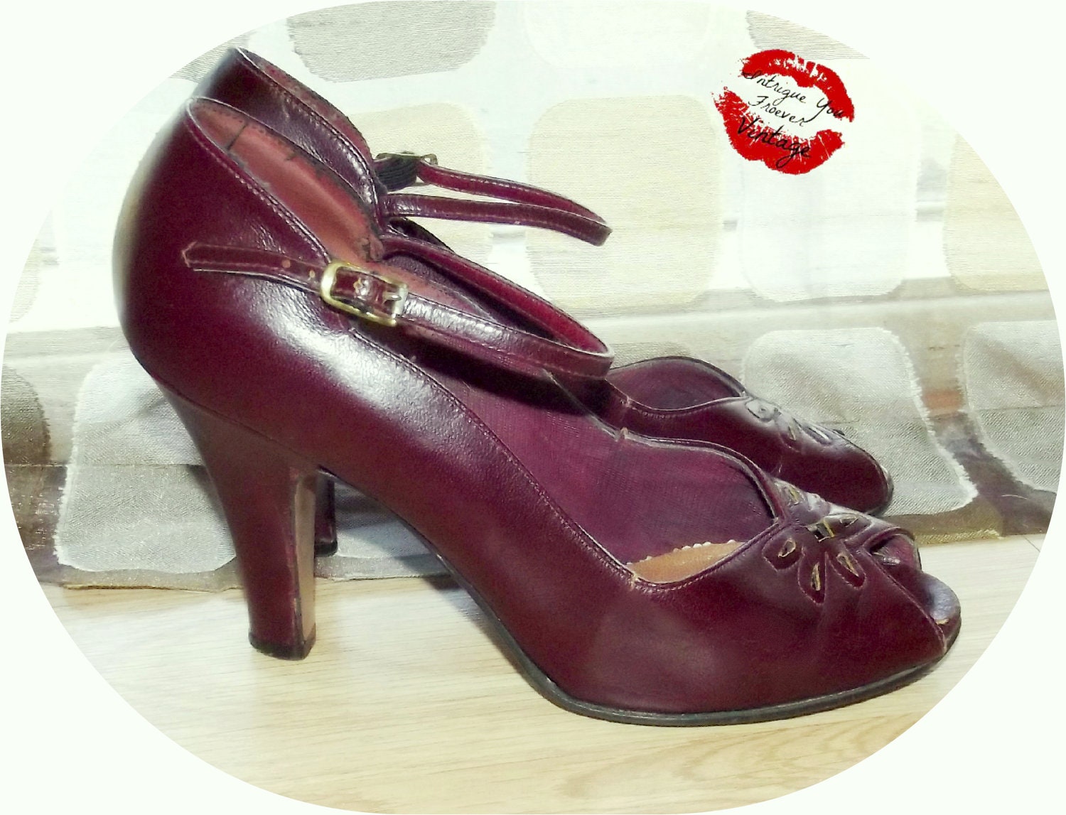 burgundy mary jane heels