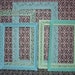 RESERVED PETUNIA 5 Vintage Filigree Picture Frames in Beach Colors