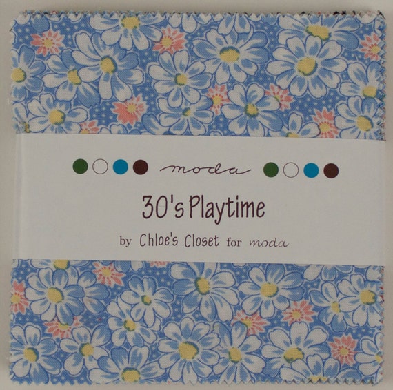30's Playtime Charm Pack by Chloe's Closet for Moda 30's Playtime Charm Pack by Chloe's Closet for Moda