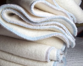 Sherpa Prefolds , Newborn Cloth Diaper , Set of 2, Choose Colors