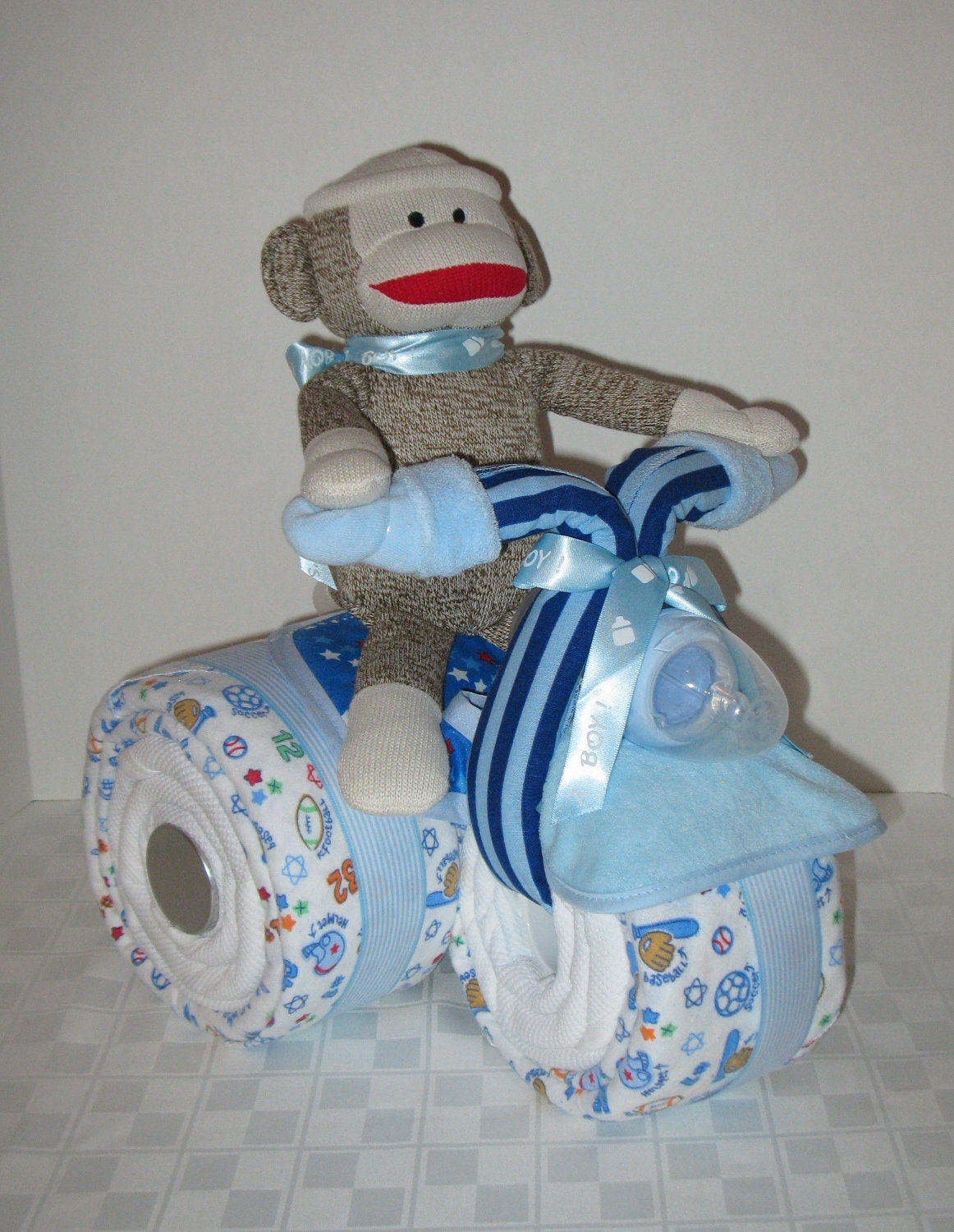 Baby Gift Baby Cake Tricycle Trike Diaper Cake Baby