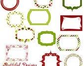25% OFF SALE Digital Frames for Personal or Commercial Use - Mistletoe Il_170x135