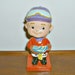 Jockey Bobble Head Horse Racing Nodder with Original Box 1960's Bobblehead Doll