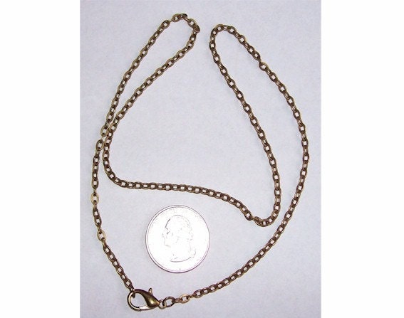 Antique Bronze chain 20 inch necklace Cable Chain  4x2.5mm pendant jewelry findings 502x