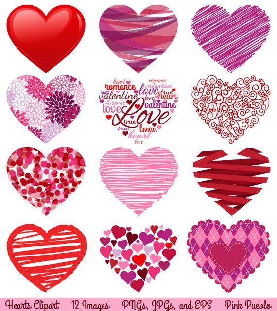 valentines day hearts clip art free - photo #39