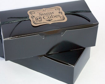 Bulk Sugar Cubes 2 Boxes - 72 Sugar Cube Skulls Halloween Party Gift