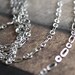 300cm (3 meters, 3.28 Yards) Quality 2.5x4mm Silver Plated Pure Brass Unique Oval Figaro Chain SF2455