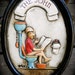 Vintage 1960s Kitschy German Toilet Humor Ceramic Plaque The John Bathroom Art