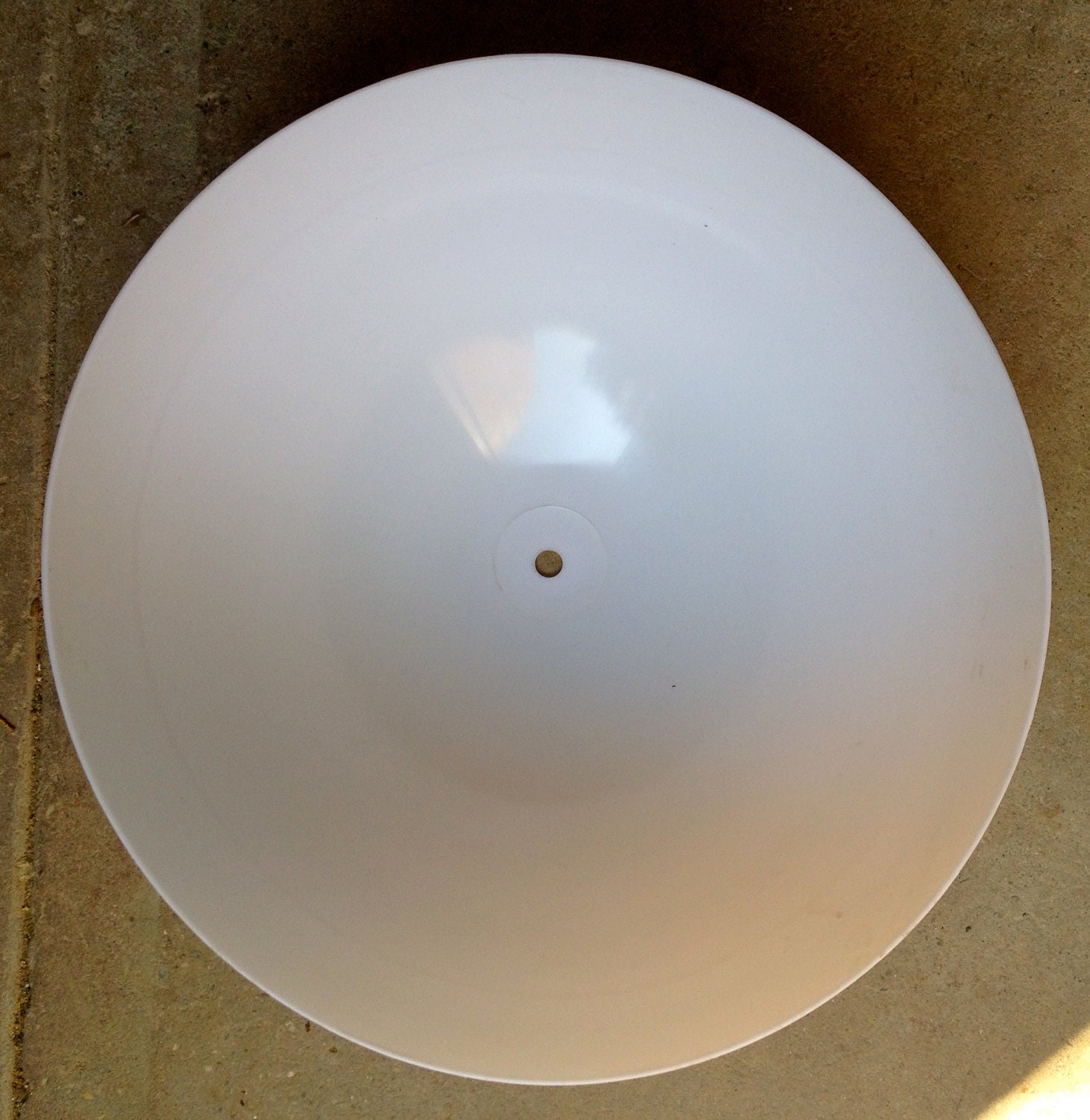 Vintage Plastic Dome Mushroom Shade