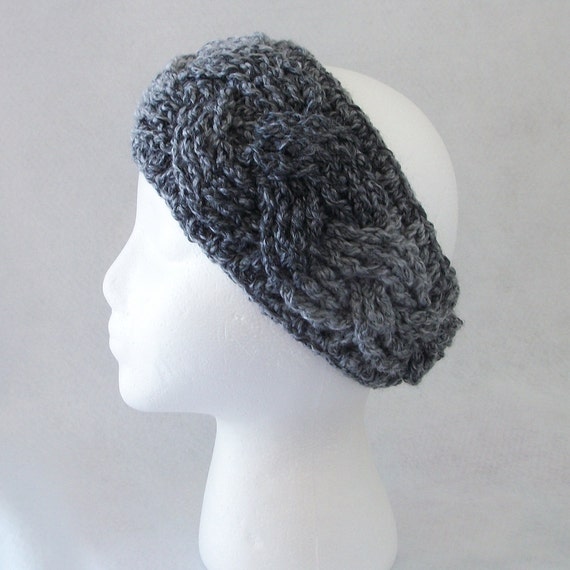 simple headband ear crochet warmer pattern by Crocheted Look Warmer Braided R0SEDEW Marble Headband/Ear in