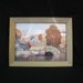 Vintage Ernest Uden Foil Art Landscape
