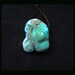 Drusy Hemimorphite Pendant Bead,26x33x5mm,20.4g