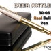 Deer Antler Bullet Pen Ballpoint gift for a hunter or sportsman Authentic and handmade, 30-06 cal