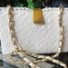 Vintage White Wicker Purse