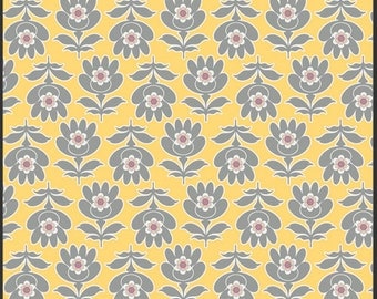 1 Yard of Floresta Gris Yellow from the Art Gallery Floressence Collection