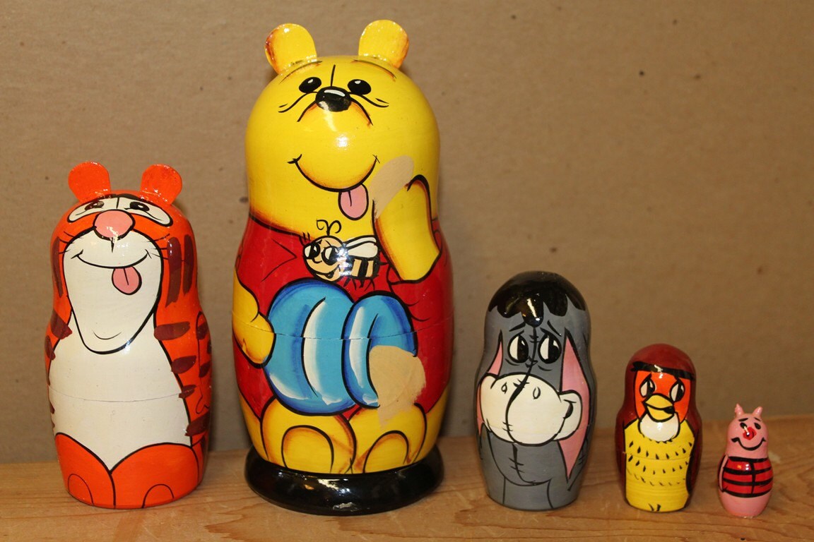 winnie the pooh russian dolls