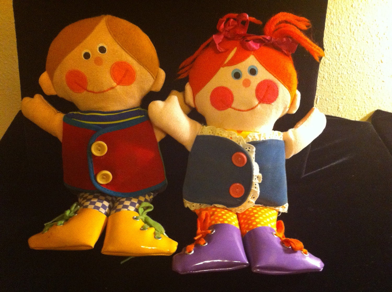 Playskool Dapper Dan and Dressy Bessy Dolls
