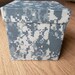ACU, Army Camouflague Square Memory or Keepsake Box