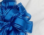 Beautiful Blue Wire Ribbon... 1.5" X 12 Feet