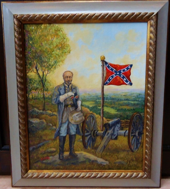 Civil War Painting Christmas Gift Sale: Confederate General