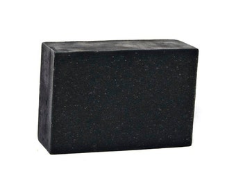 Detox Charcoal & Clays Japanese Black Soap, All Natural Herbal Shea Butter Soap, Mild, Clarify, Sensitive, Inflamed, Itch, Dry Skin, Acne