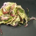 Handspun art yarn: Vintage rose, 1.9 oz, 18 yards, 100 % wool, reserved for LaShell