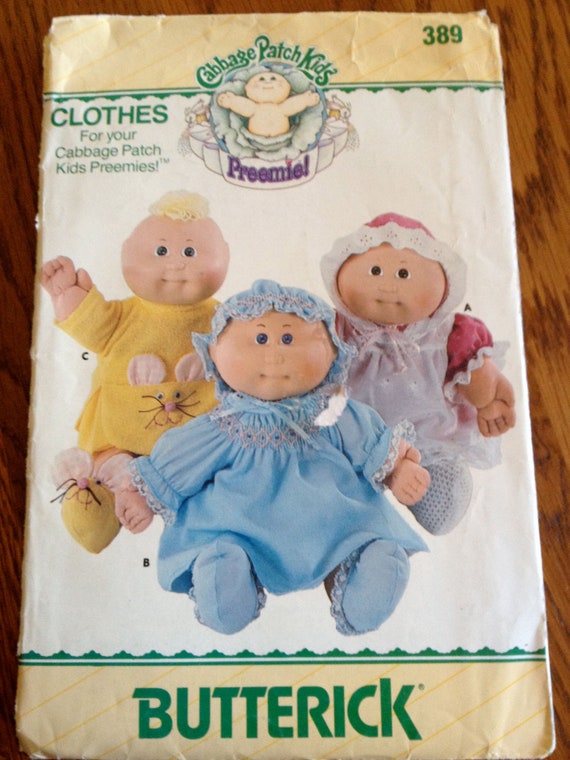 Cabbage Patch Preemie Pattern from Butterick 1985 by SaylorsNest