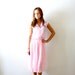 Vintage light pink maxi dress